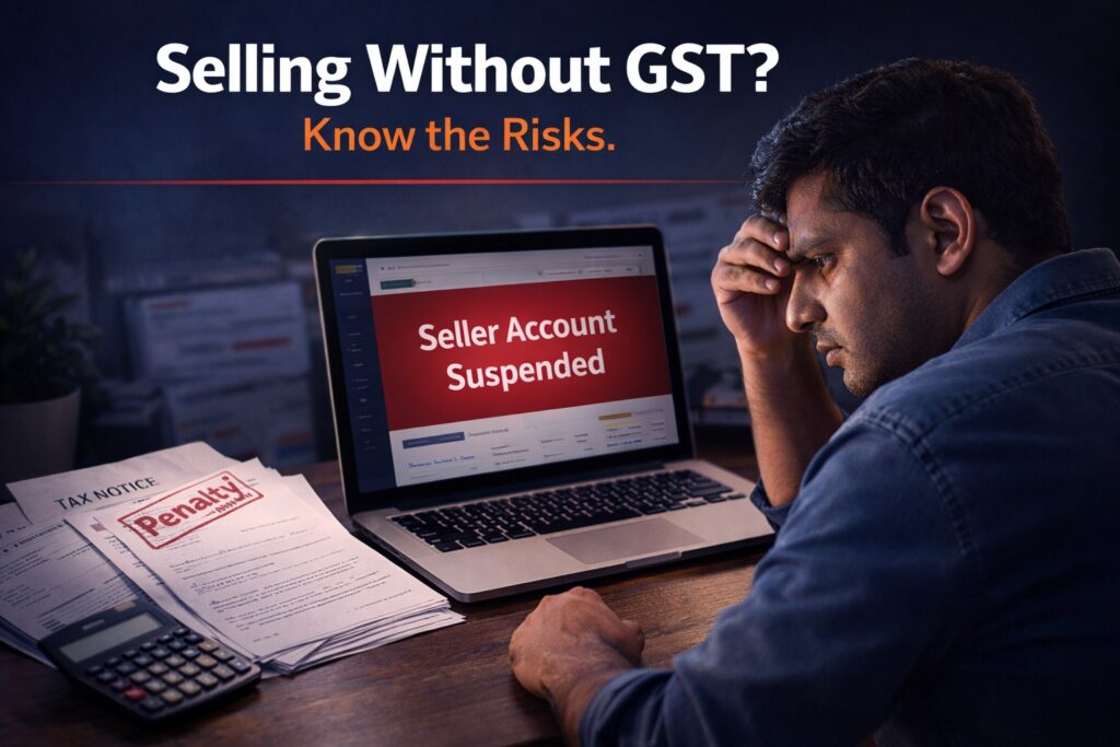 Can I Sell on Amazon/Flipkart Without GST? 
